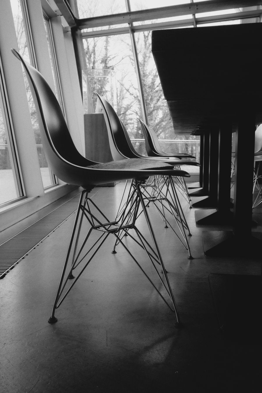 Empty chairs in a vacant office